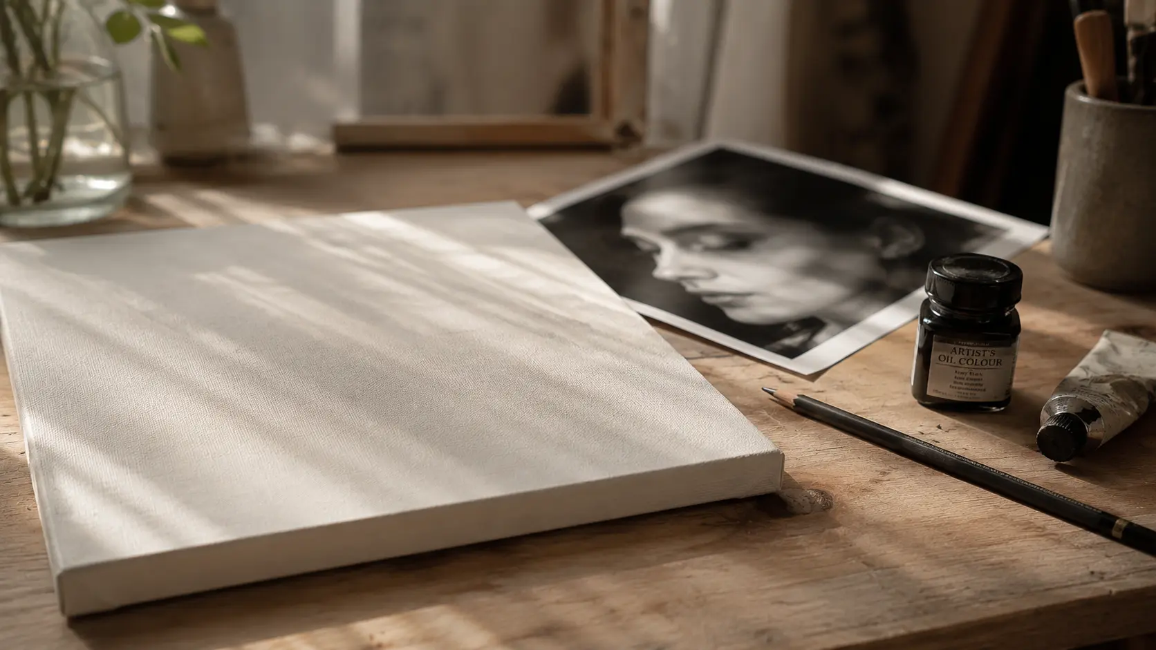 Artist Creative Desk Setup