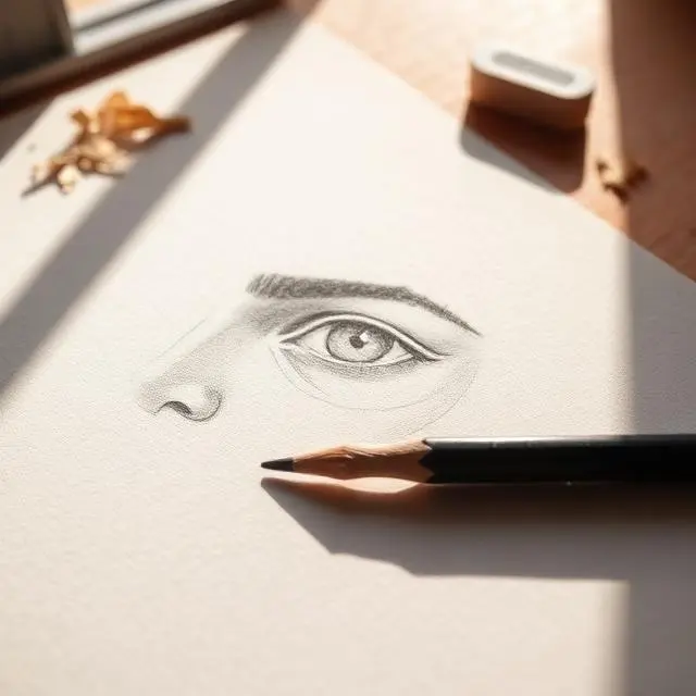 Pencil Sketching Process Detail